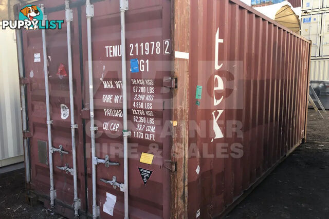 20' STANDARD HEIGHT SHIPPING CONTAINER