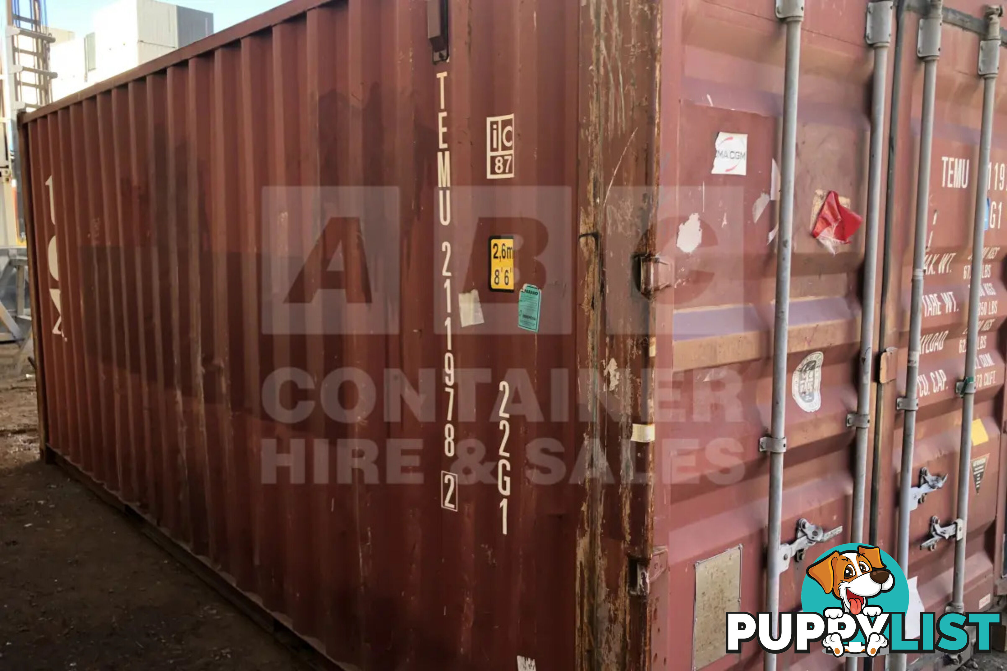 20' STANDARD HEIGHT SHIPPING CONTAINER