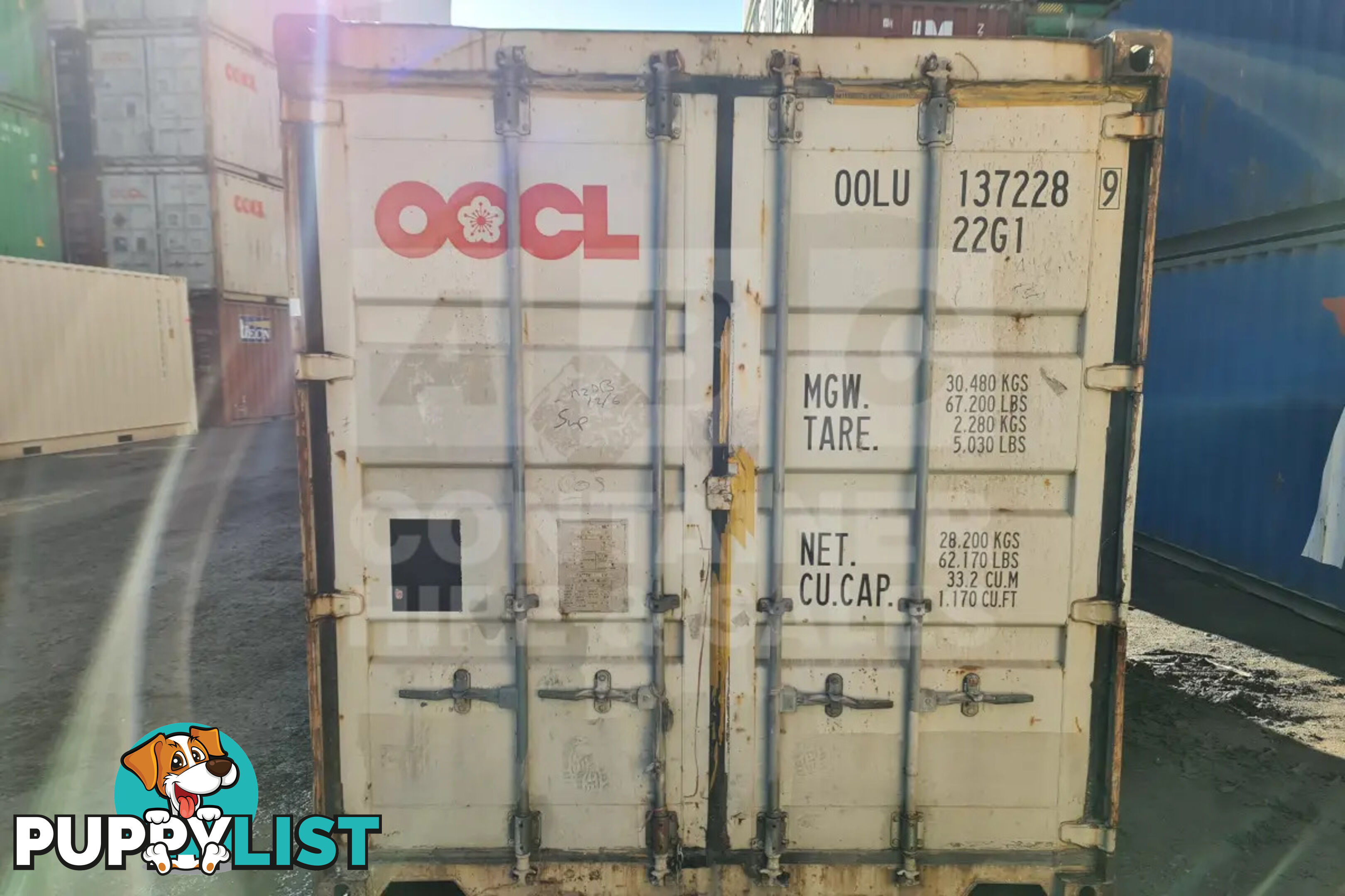 20' STANDARD HEIGHT SHIPPING CONTAINER
