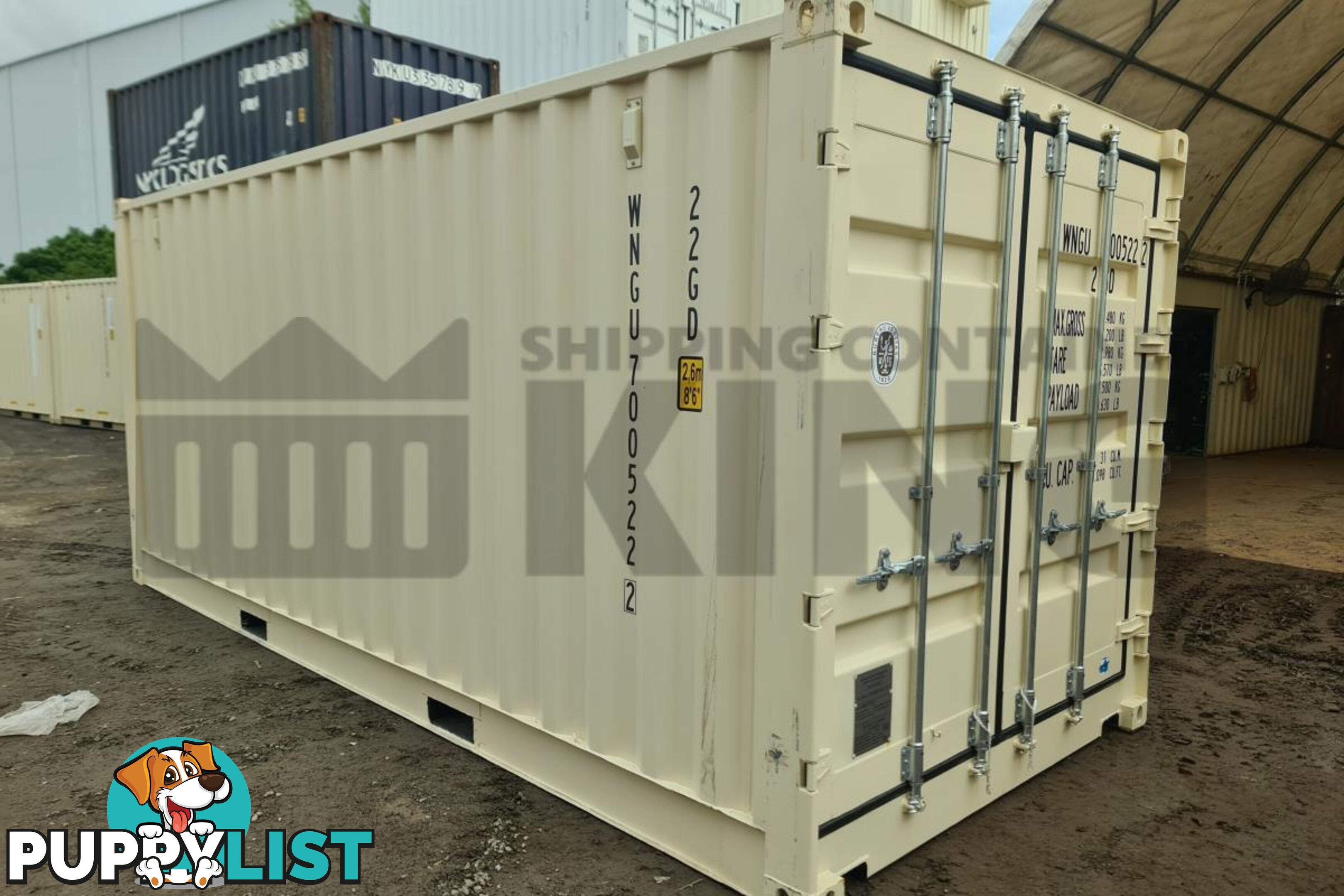 20' STANDARD HEIGHT FULL SIDE OPENING SHIPPING CONTAINER