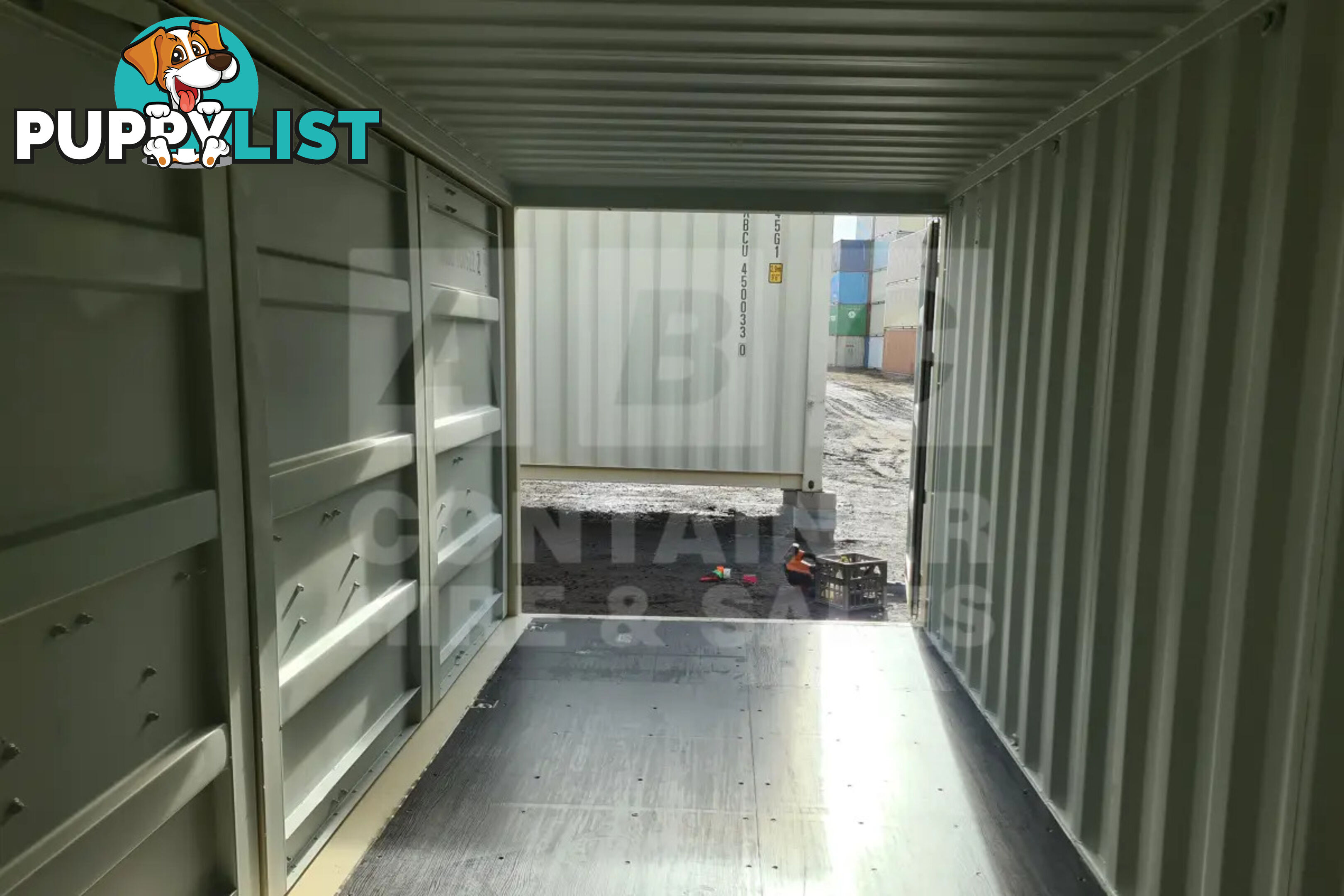 20' STANDARD HEIGHT FULL SIDE OPENING SHIPPING CONTAINER