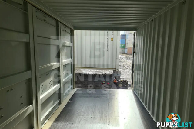 20' STANDARD HEIGHT FULL SIDE OPENING SHIPPING CONTAINER