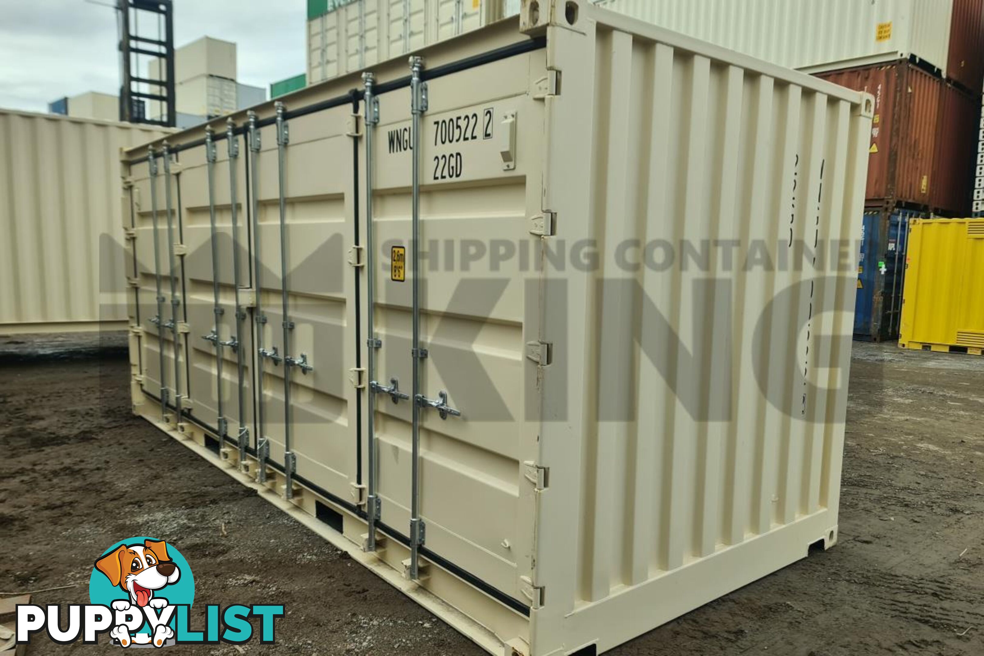 20' STANDARD HEIGHT FULL SIDE OPENING SHIPPING CONTAINER