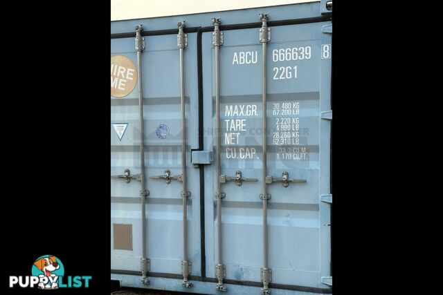 20' STANDARD HEIGHT SHIPPING CONTAINER - in Toowoomba