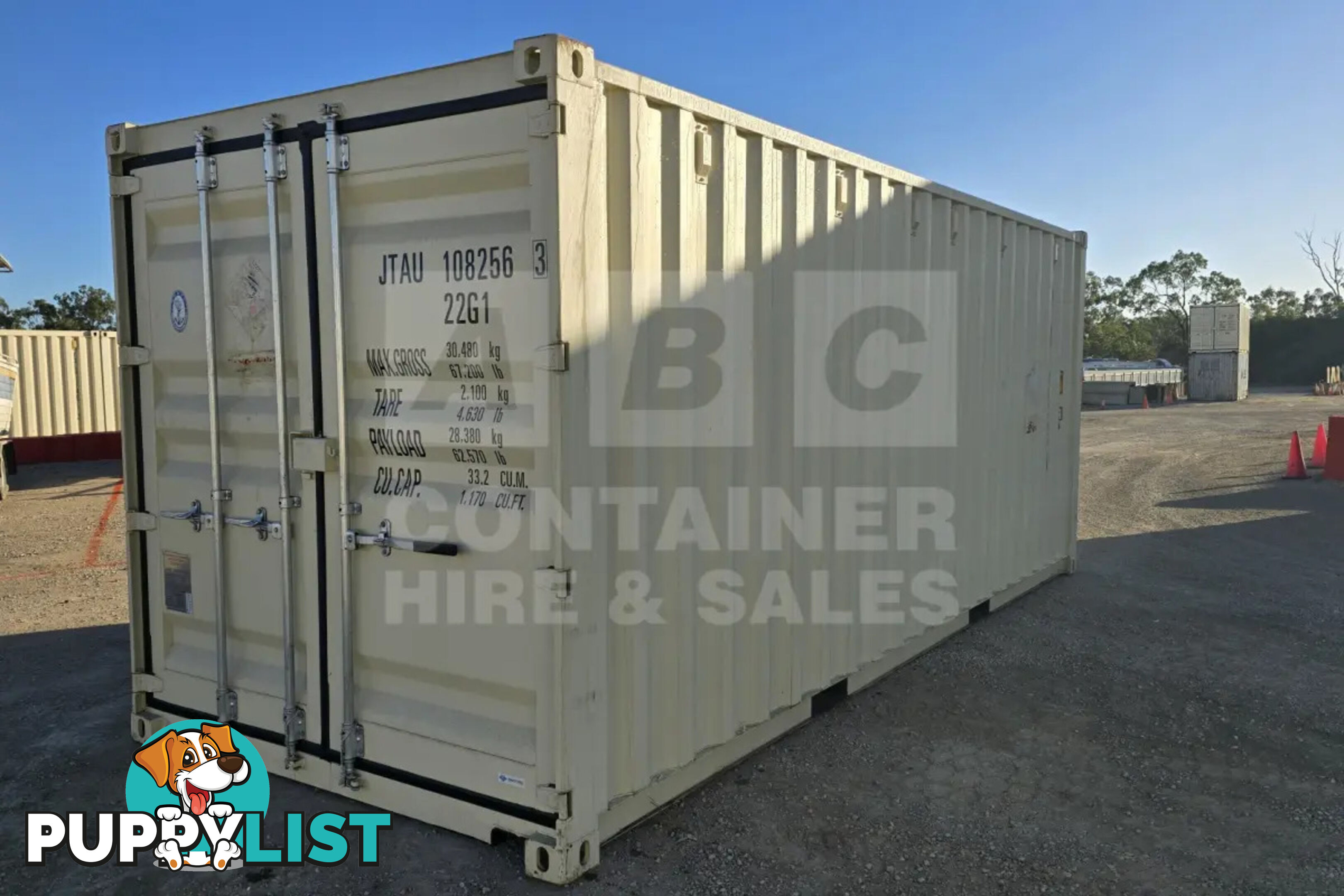 20' STANDARD HEIGHT SHIPPING CONTAINER - in Townsville