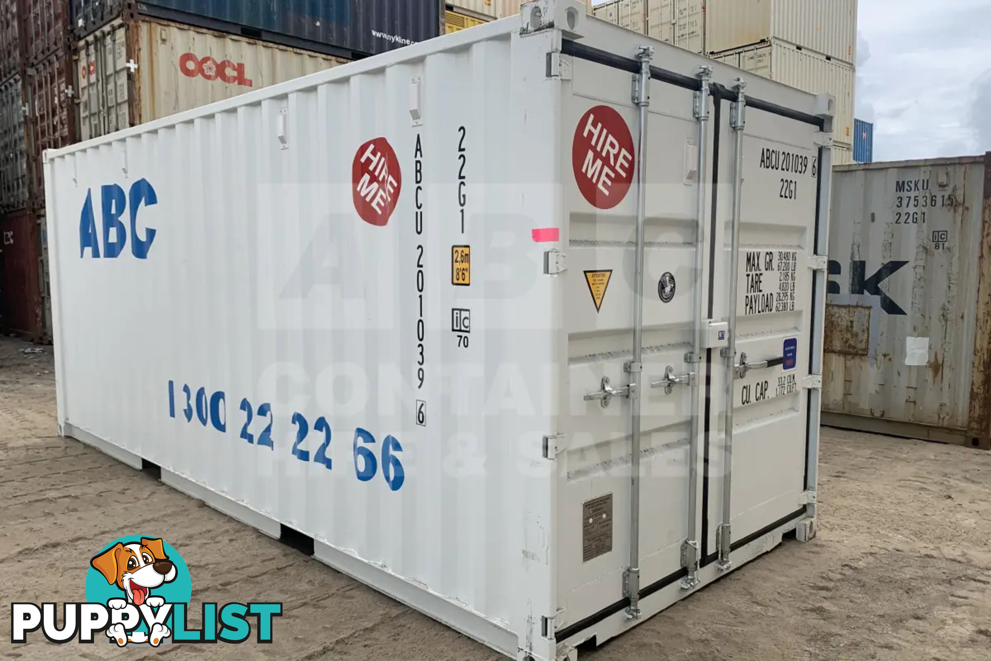 20' STANDARD HEIGHT SHIPPING CONTAINER - in Brisbane