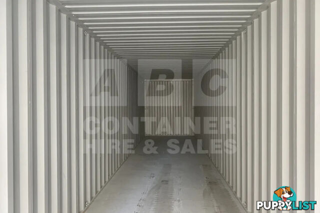 40' HIGH CUBE SHIPPING CONTAINER (STEEL FLOOR) - in Brisbane