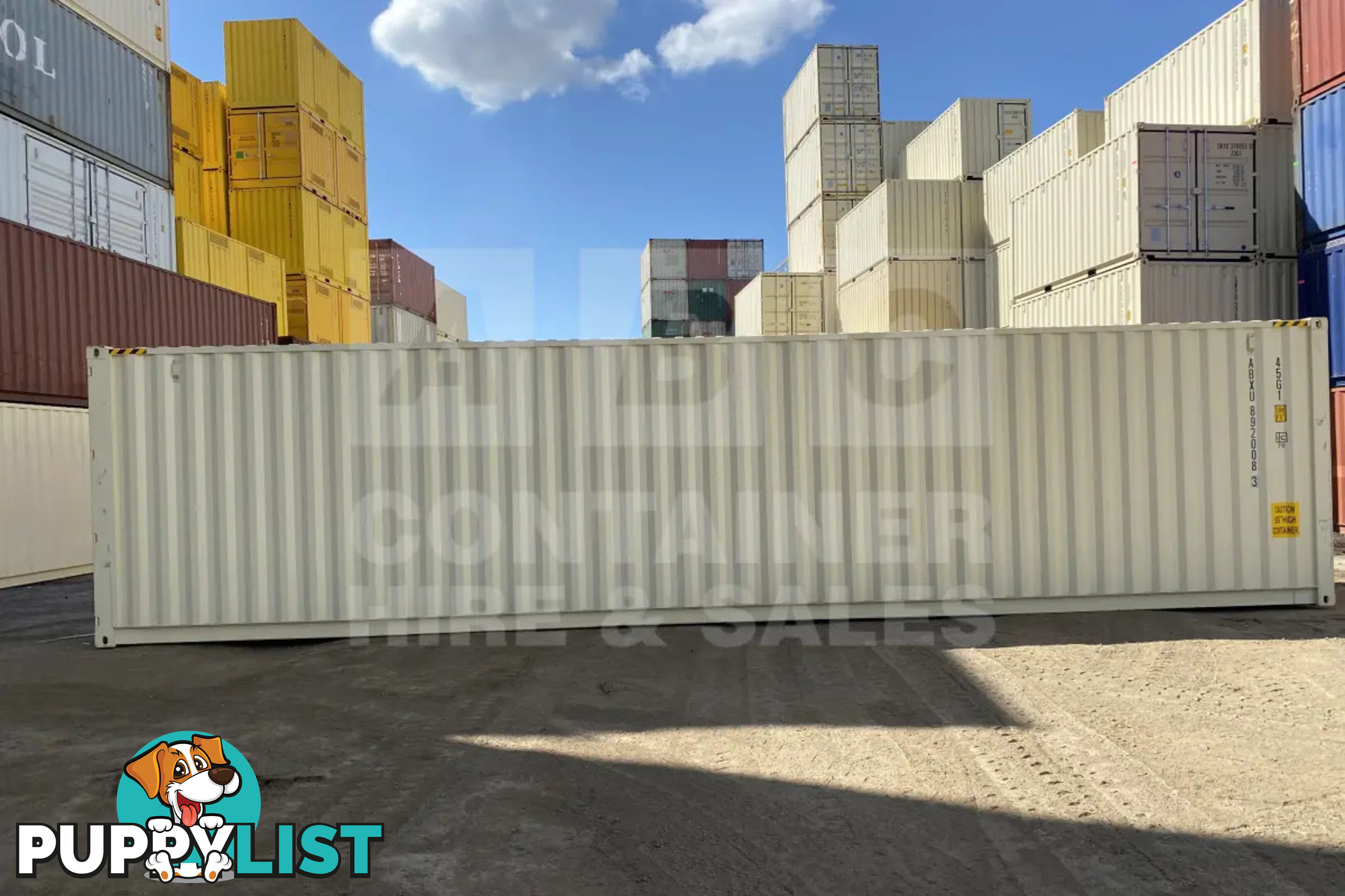 40' HIGH CUBE SHIPPING CONTAINER (STEEL FLOOR) - in Brisbane