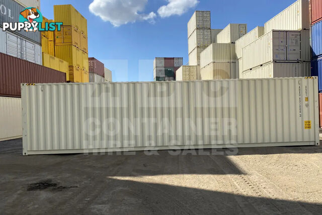 40' HIGH CUBE SHIPPING CONTAINER (STEEL FLOOR) - in Brisbane