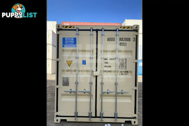 40' HIGH CUBE SHIPPING CONTAINER (STEEL FLOOR) - in Brisbane