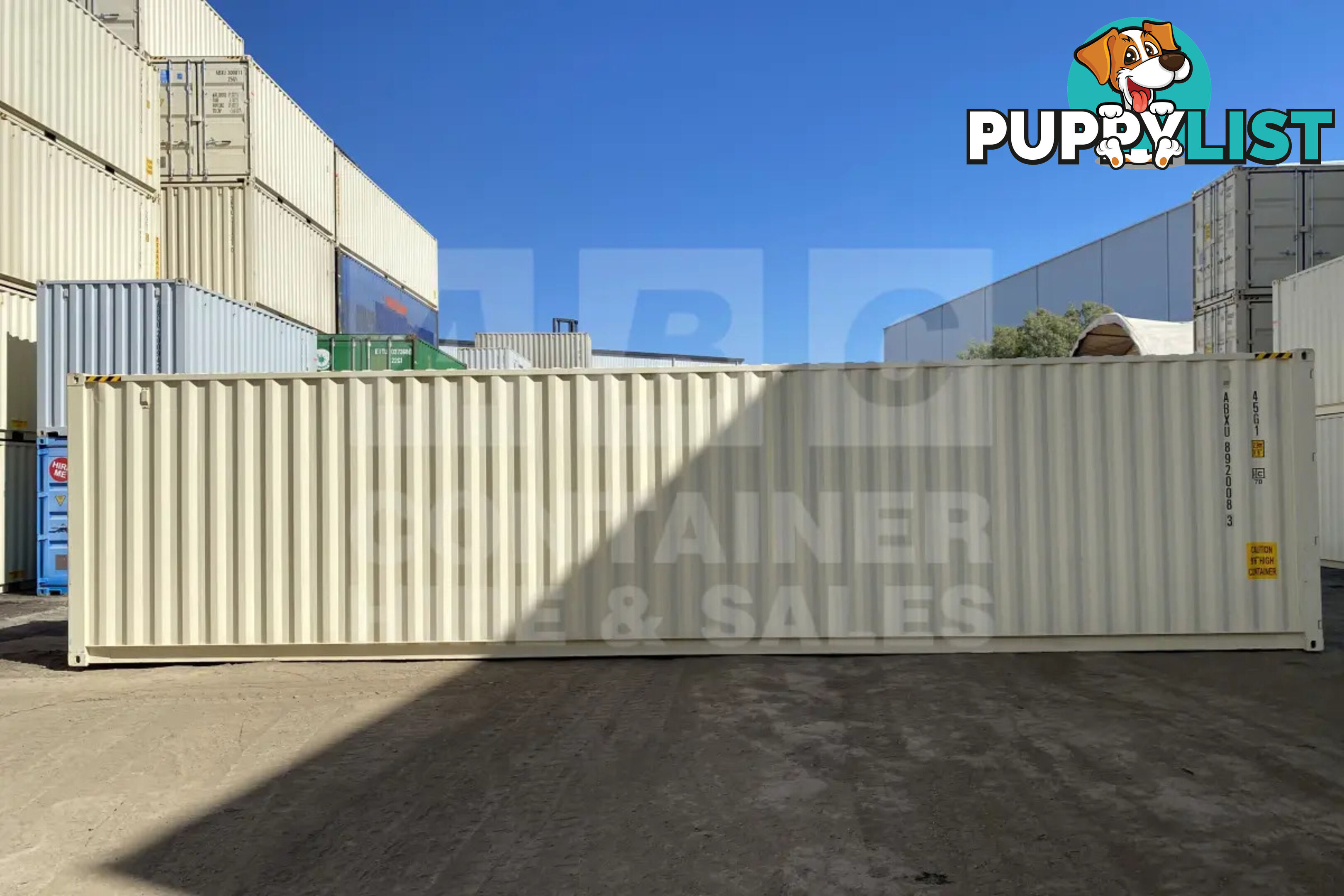 40' HIGH CUBE SHIPPING CONTAINER (STEEL FLOOR) - in Brisbane