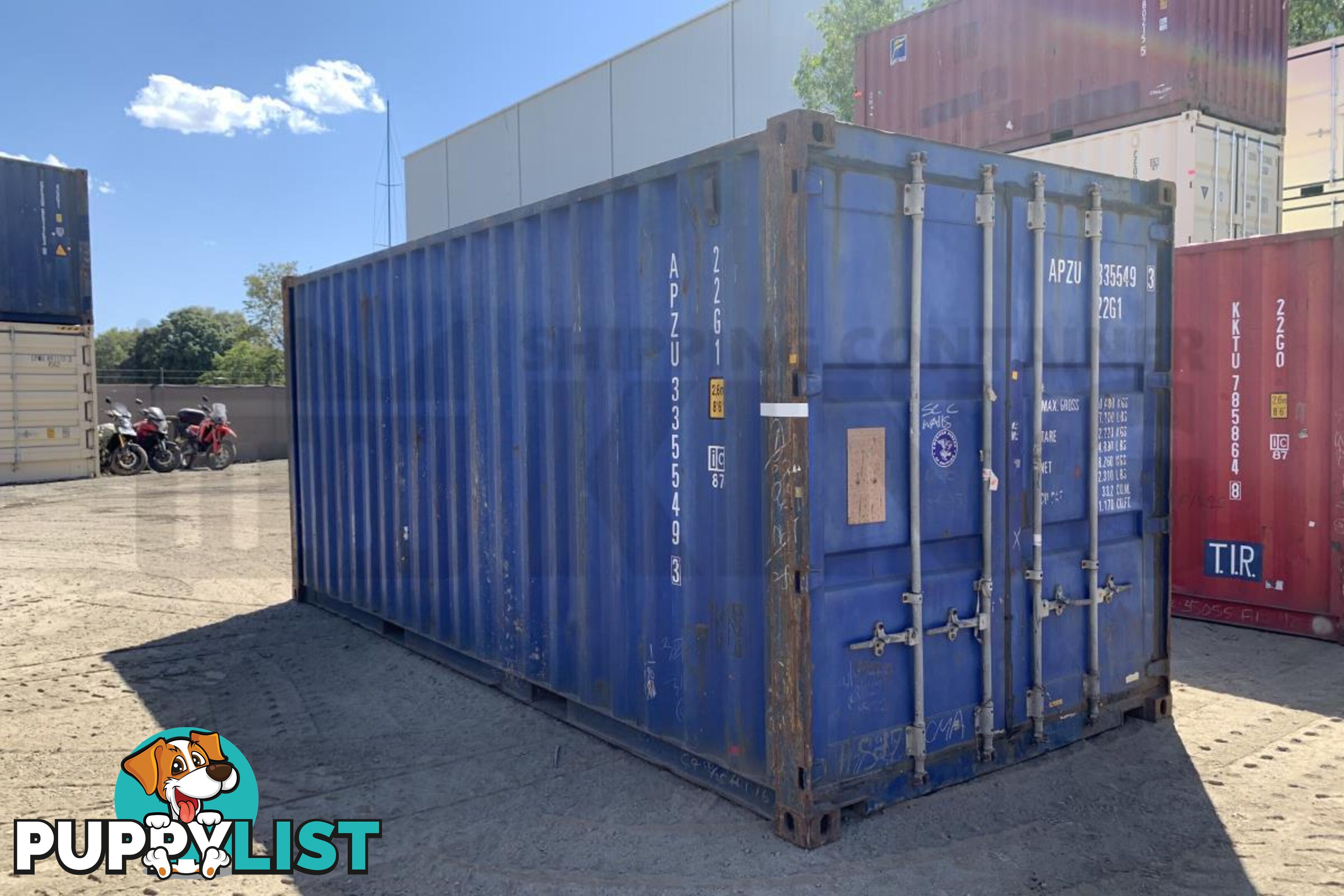 20' STANDARD HEIGHT SHIPPING CONTAINER - in Gympie