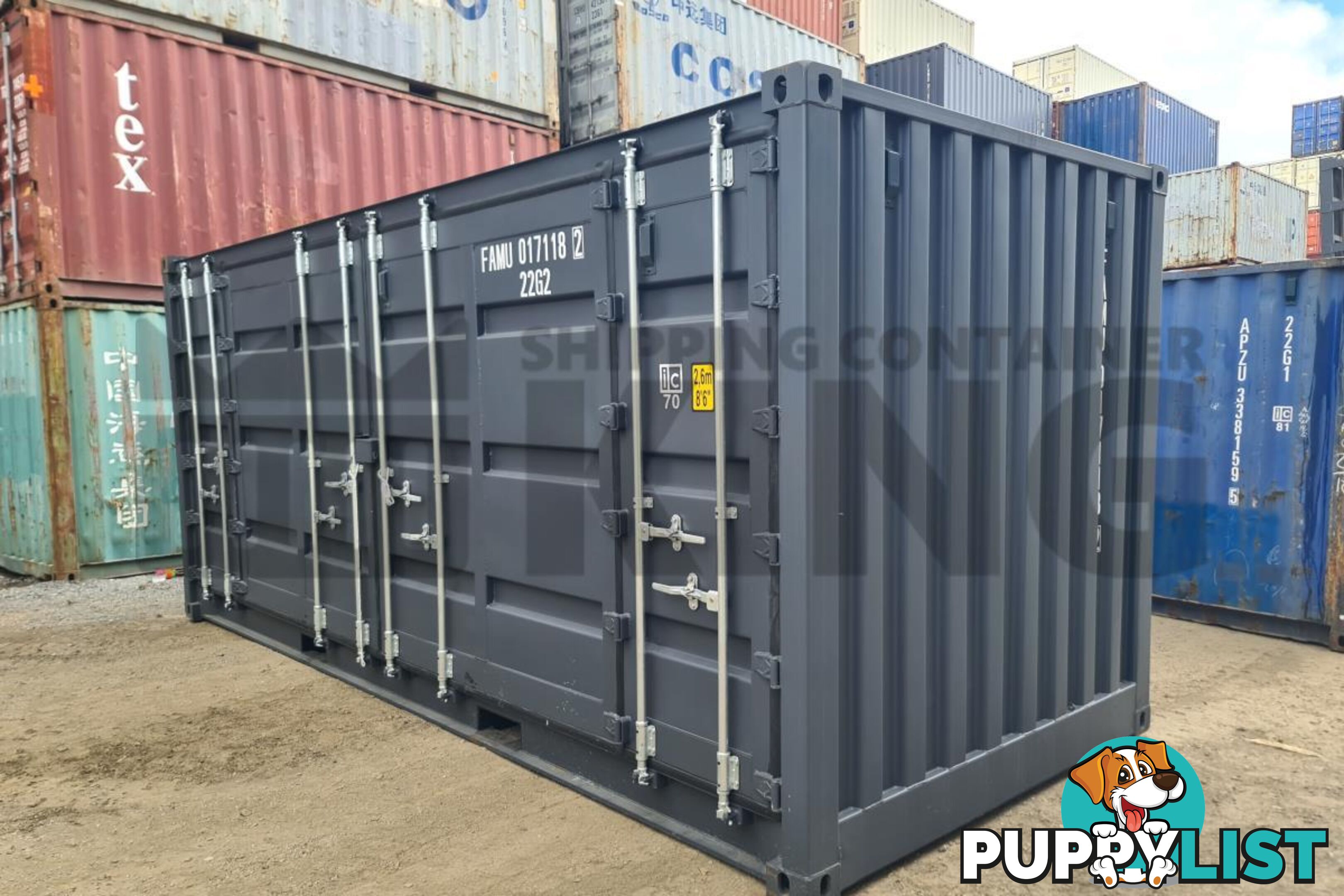 20' STANDARD HEIGHT FULL SIDE OPENING SHIPPING CONTAINER - in Rockhampton