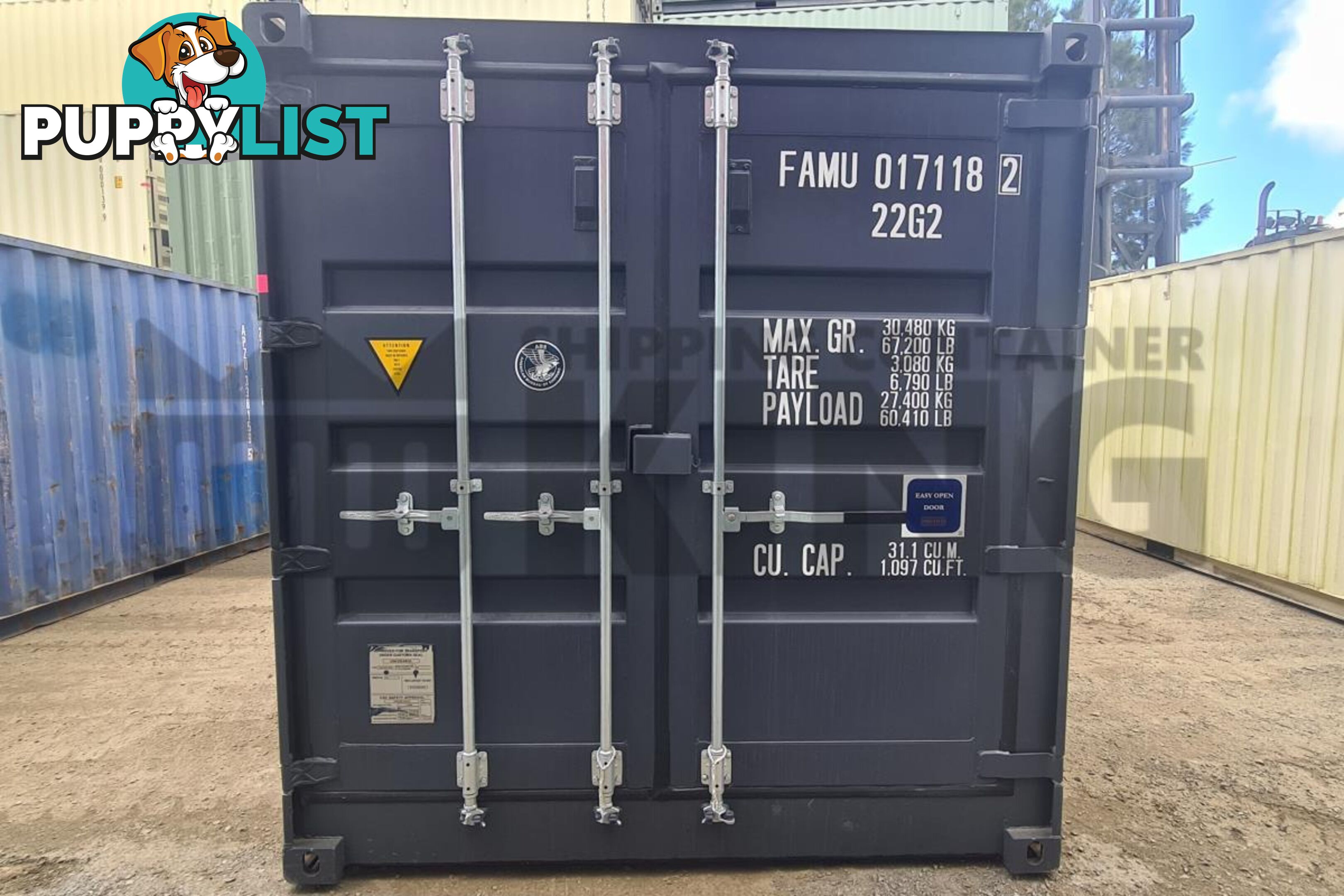 20' STANDARD HEIGHT FULL SIDE OPENING SHIPPING CONTAINER - in Rockhampton