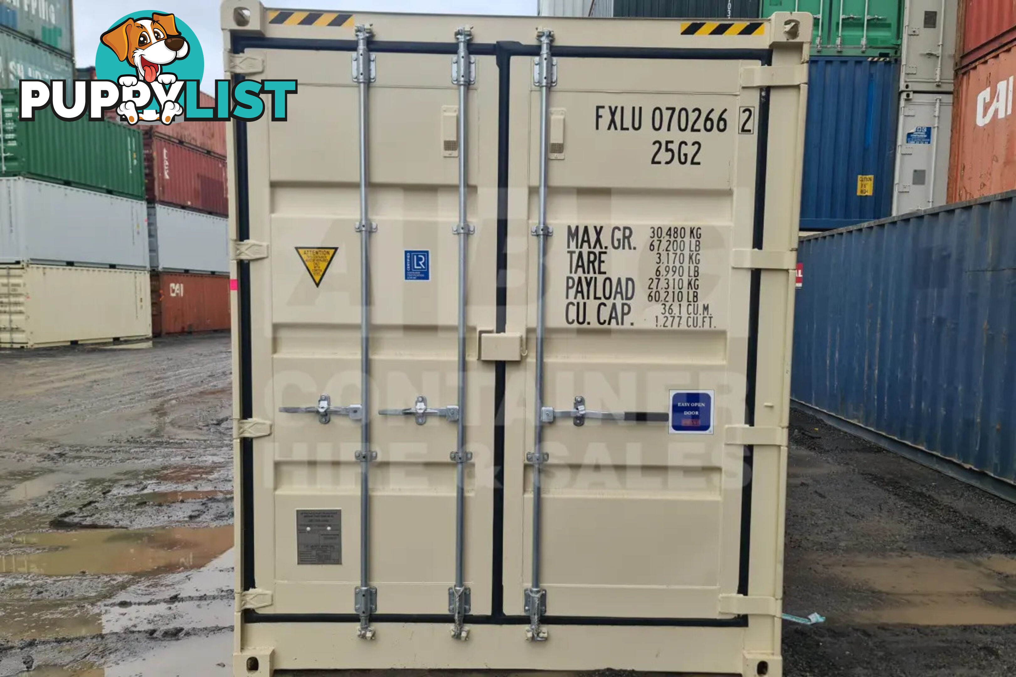 20' HIGH CUBE FULL SIDE OPENING SHIPPING CONTAINER