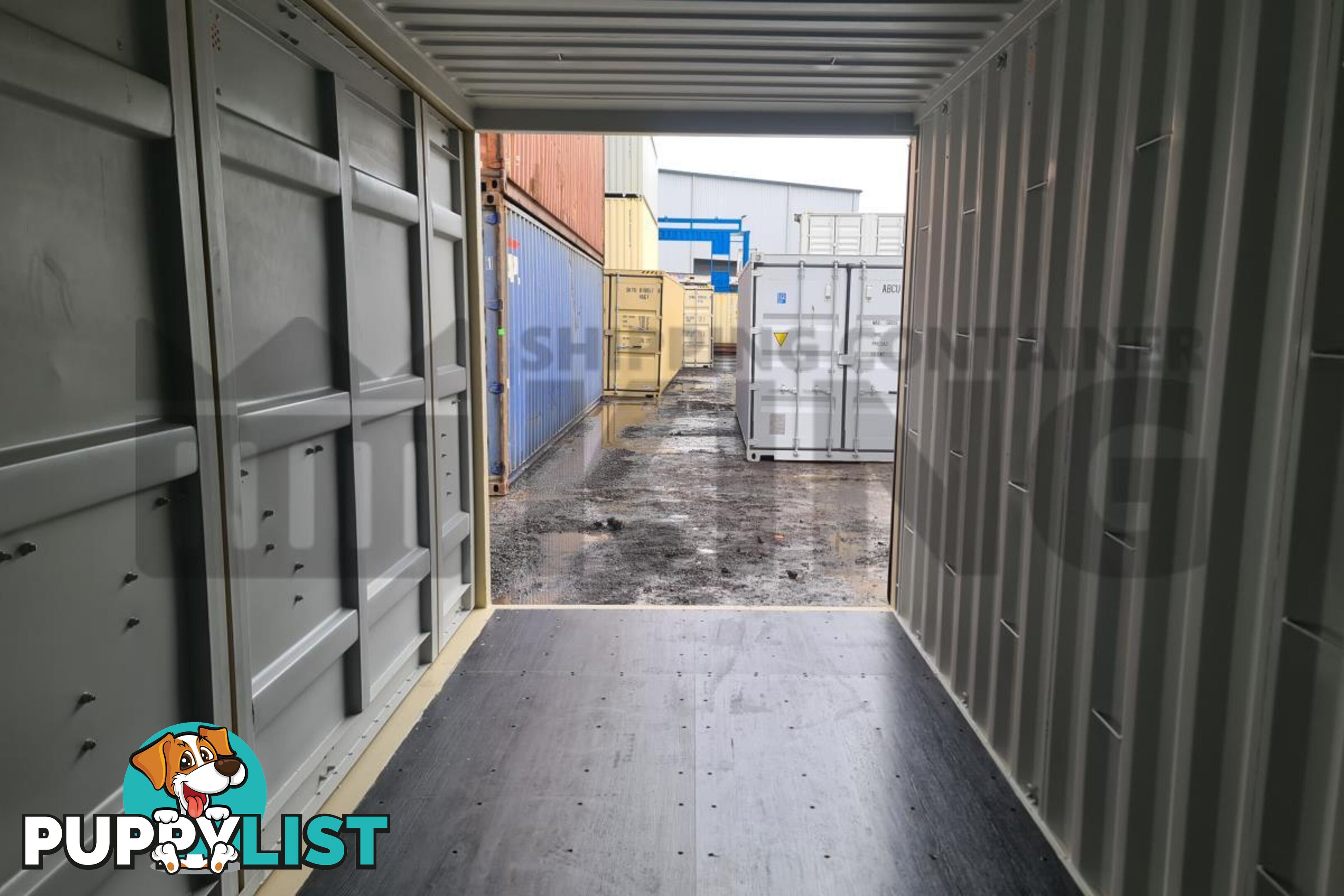 20' HIGH CUBE FULL SIDE OPENING SHIPPING CONTAINER