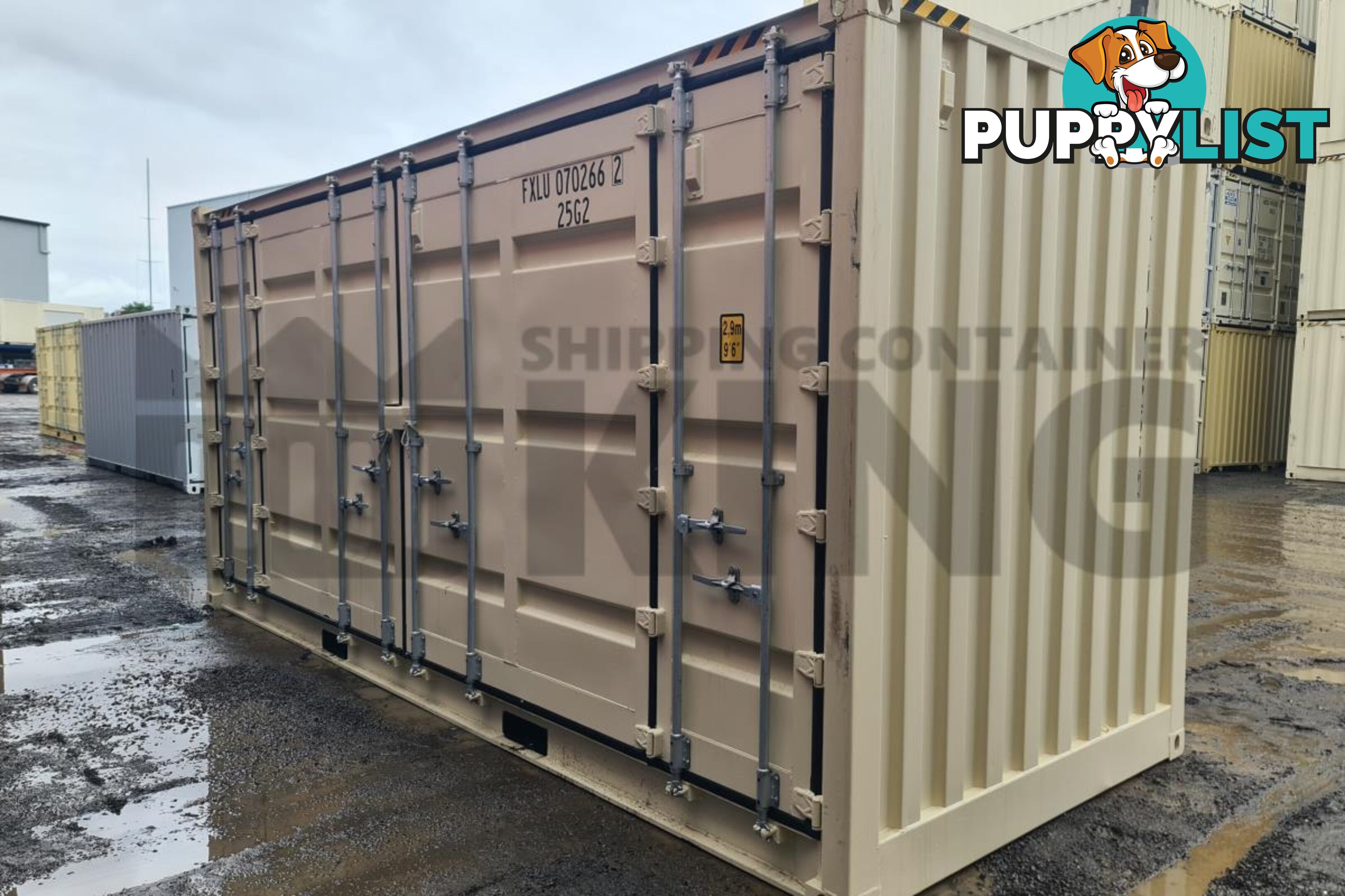 20' HIGH CUBE FULL SIDE OPENING SHIPPING CONTAINER