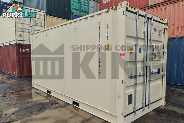 20' HIGH CUBE FULL SIDE OPENING SHIPPING CONTAINER