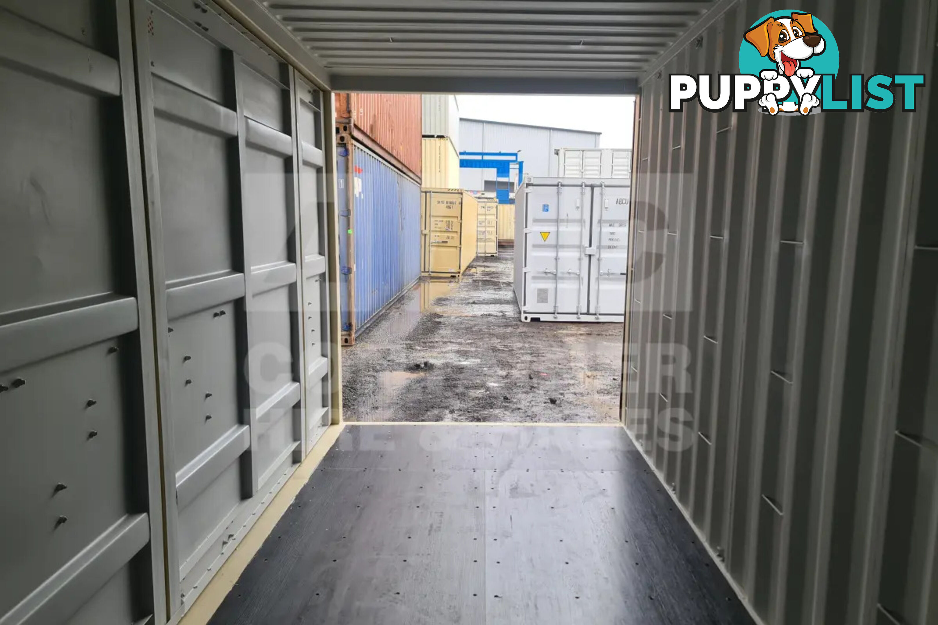 20' HIGH CUBE FULL SIDE OPENING SHIPPING CONTAINER