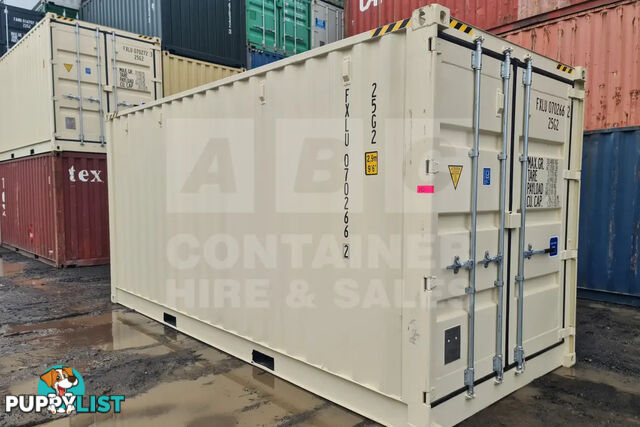 20' HIGH CUBE FULL SIDE OPENING SHIPPING CONTAINER