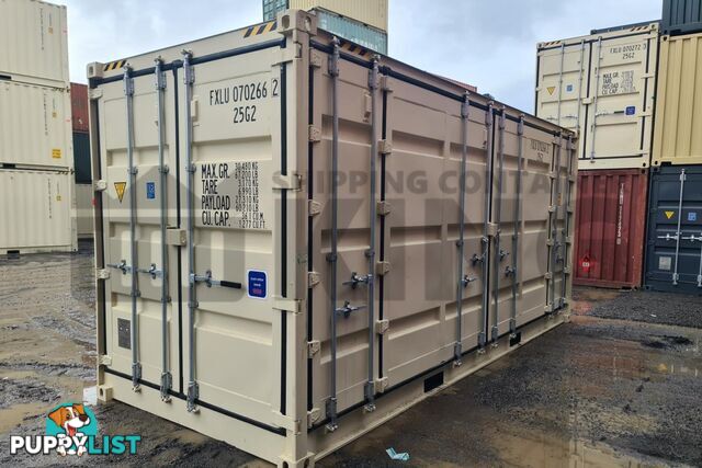 20' HIGH CUBE FULL SIDE OPENING SHIPPING CONTAINER