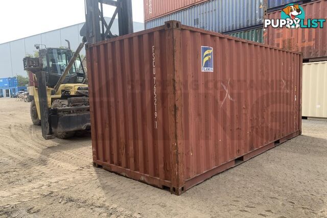 20' STANDARD HEIGHT SHIPPING CONTAINER - in Brisbane