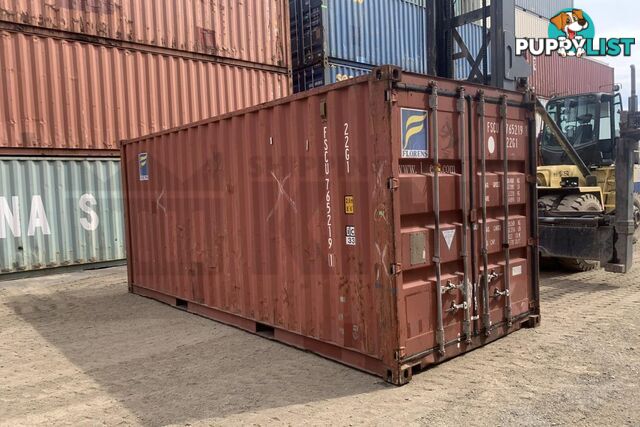 20' STANDARD HEIGHT SHIPPING CONTAINER - in Brisbane