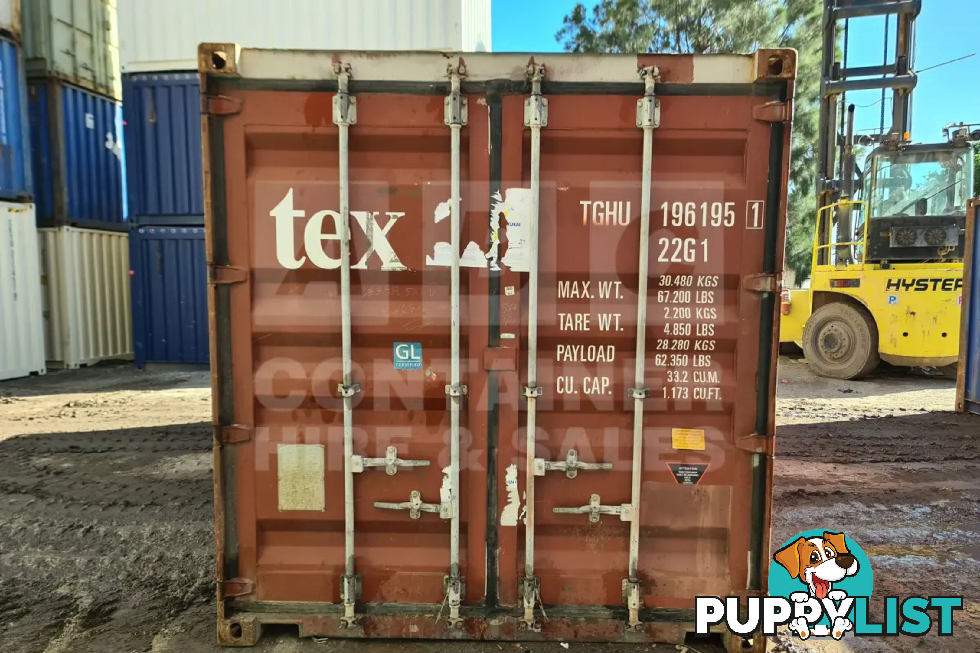 20' STANDARD HEIGHT SHIPPING CONTAINER