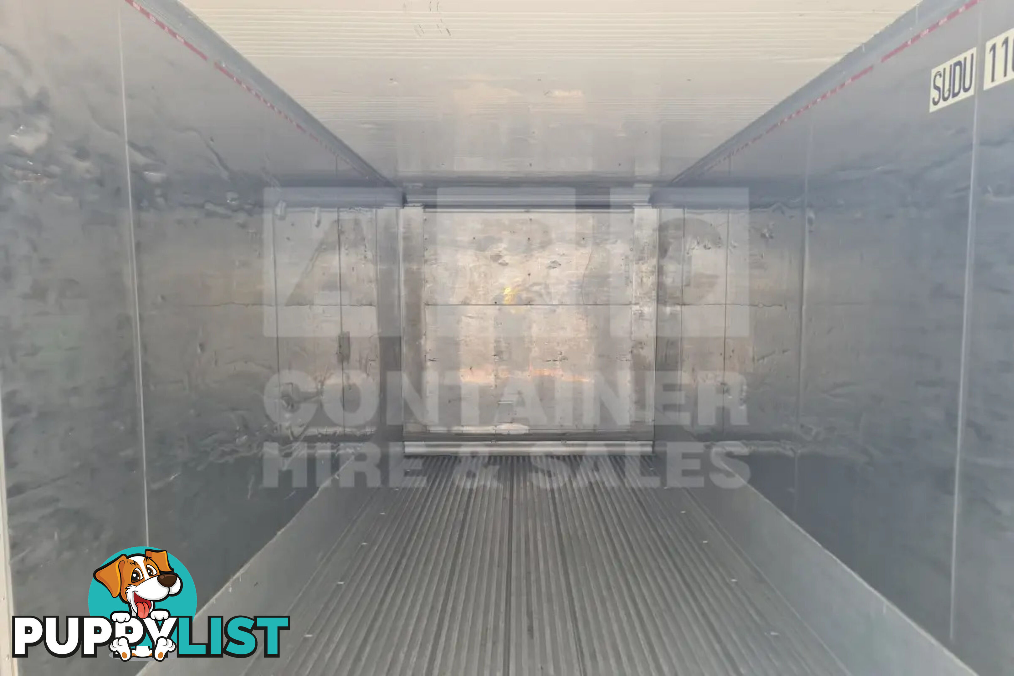 20' STANDARD HEIGHT REFRIGERATED "REEFER" SHIPPING CONTAINER (NON-OPERATIONAL, MACHINERY IN)