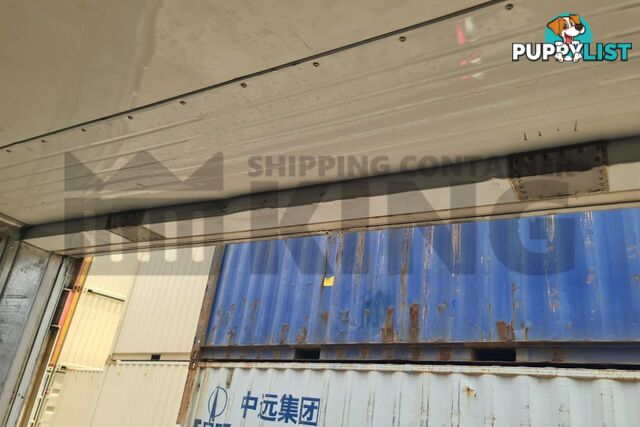 20' STANDARD HEIGHT REFRIGERATED "REEFER" SHIPPING CONTAINER (NON-OPERATIONAL, MACHINERY IN)