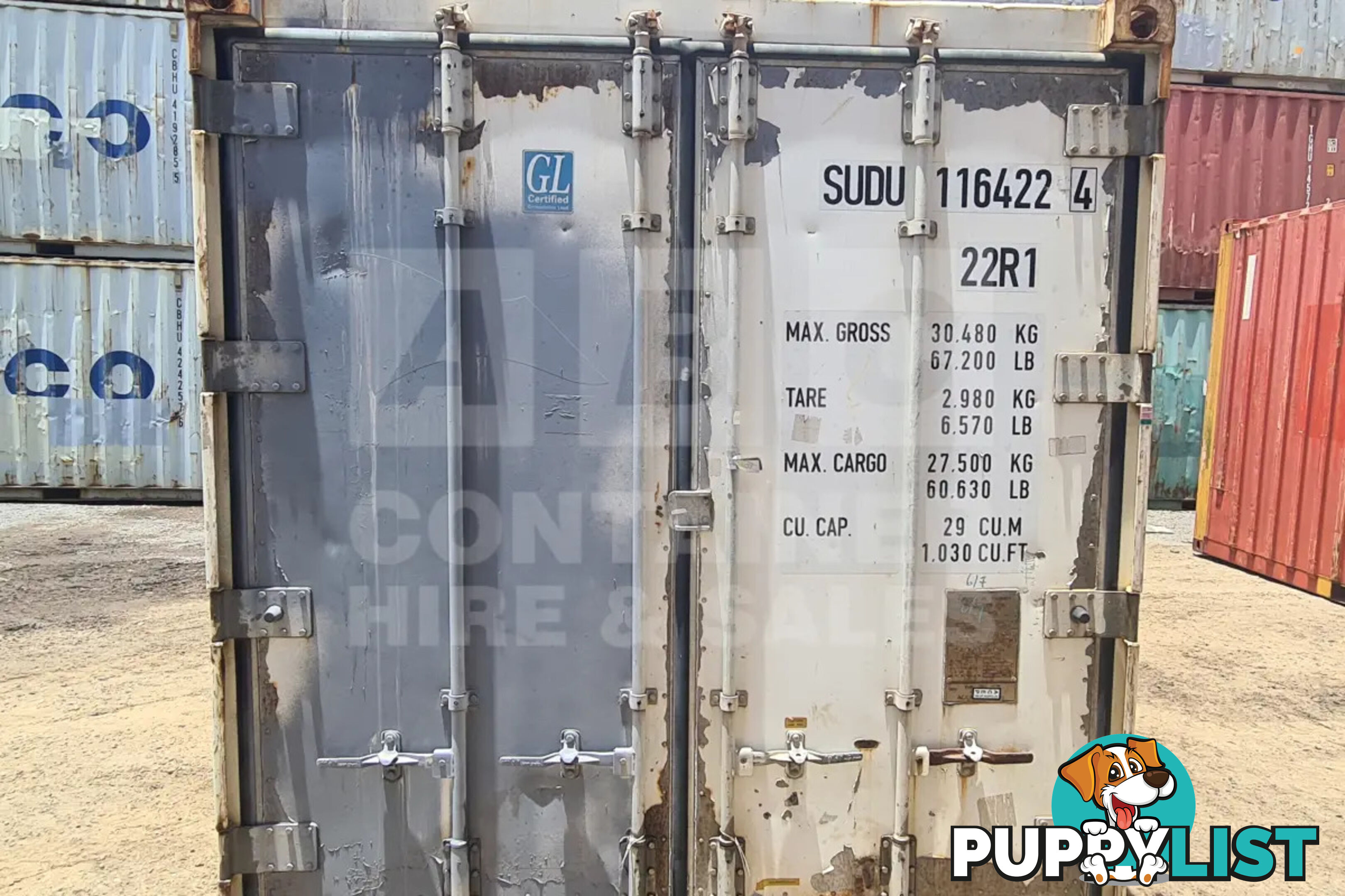 20' STANDARD HEIGHT REFRIGERATED "REEFER" SHIPPING CONTAINER (NON-OPERATIONAL, MACHINERY IN)