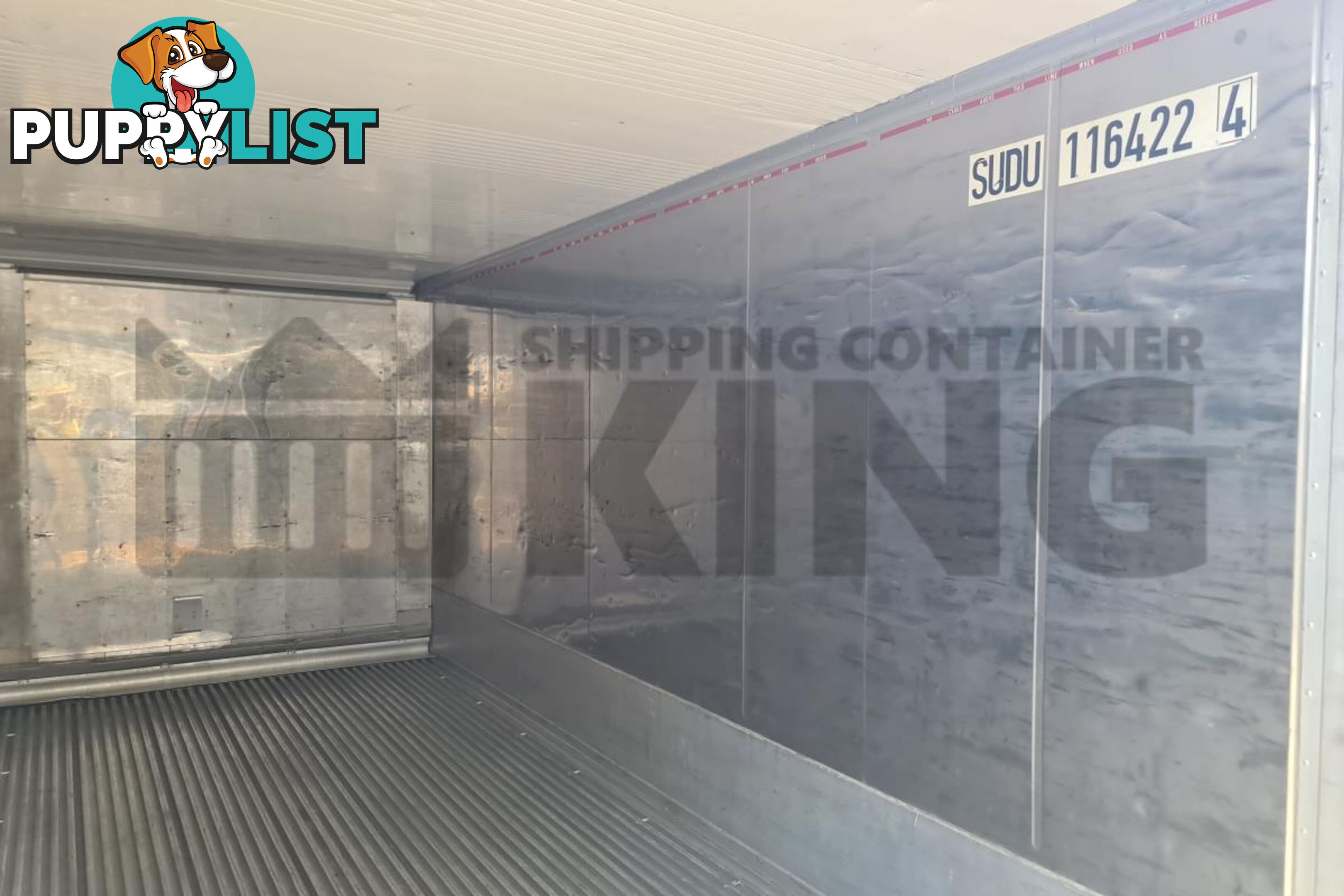 20' STANDARD HEIGHT REFRIGERATED "REEFER" SHIPPING CONTAINER (NON-OPERATIONAL, MACHINERY IN)