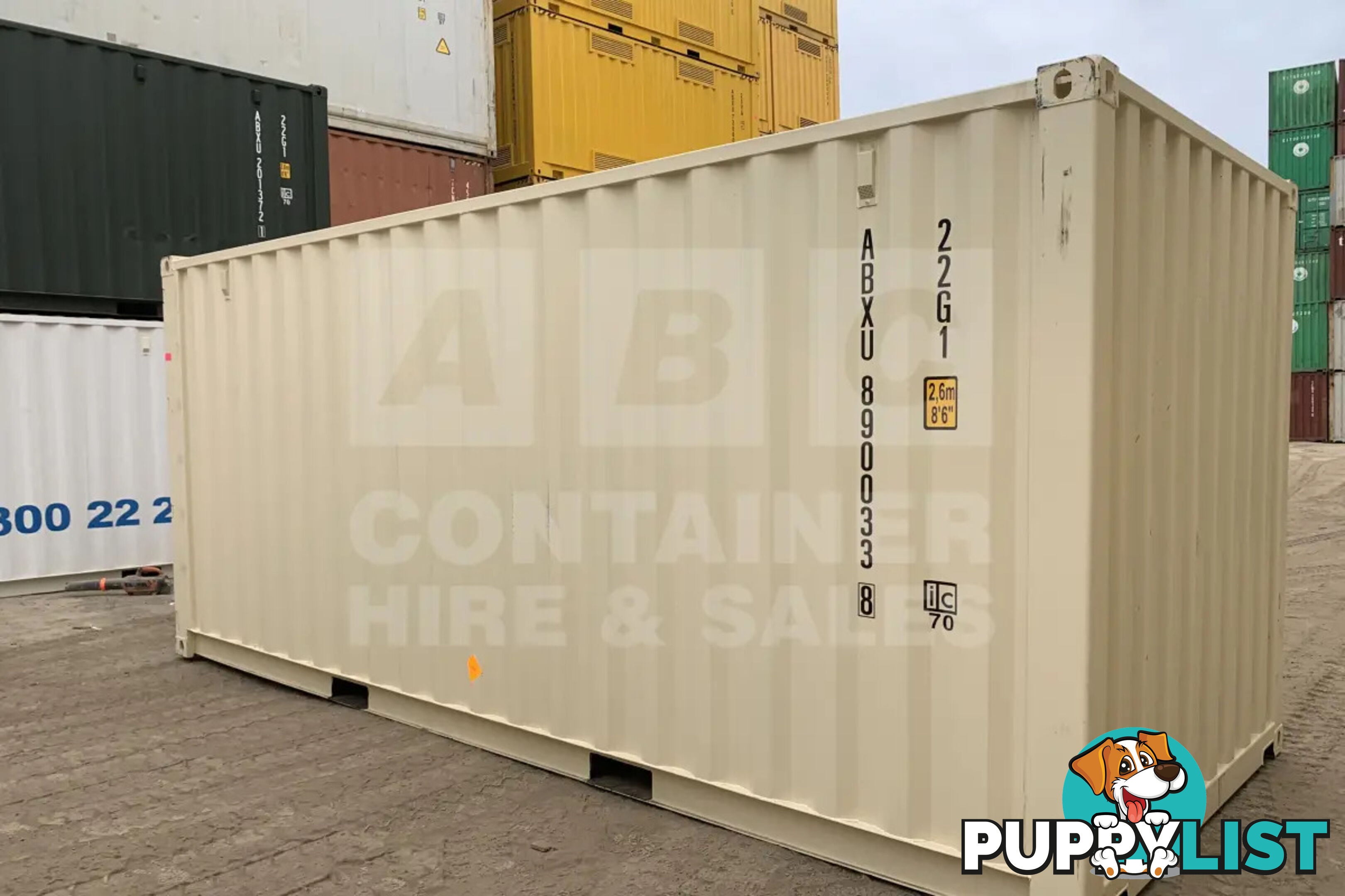 20' STANDARD HEIGHT SHIPPING CONTAINER (STEEL FLOOR)