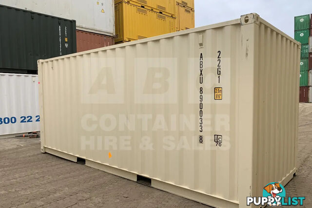 20' STANDARD HEIGHT SHIPPING CONTAINER (STEEL FLOOR)