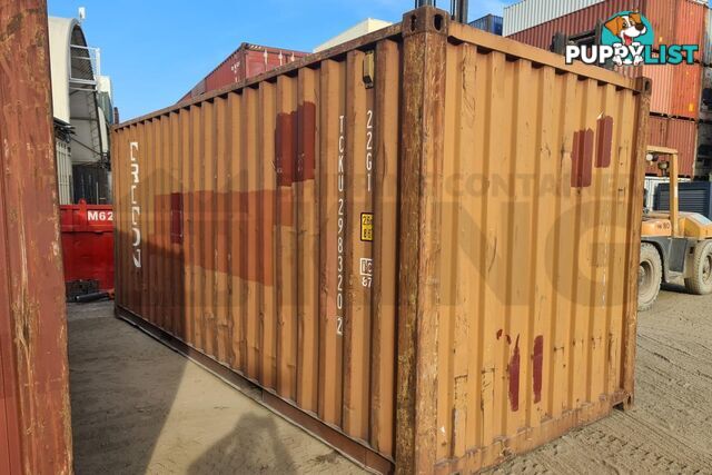 20' STANDARD HEIGHT SHIPPING CONTAINER - in Toowoomba