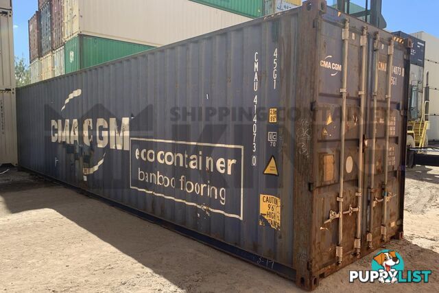 40' HIGH CUBE SHIPPING CONTAINER