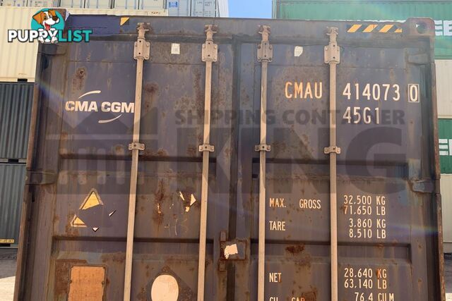 40' HIGH CUBE SHIPPING CONTAINER