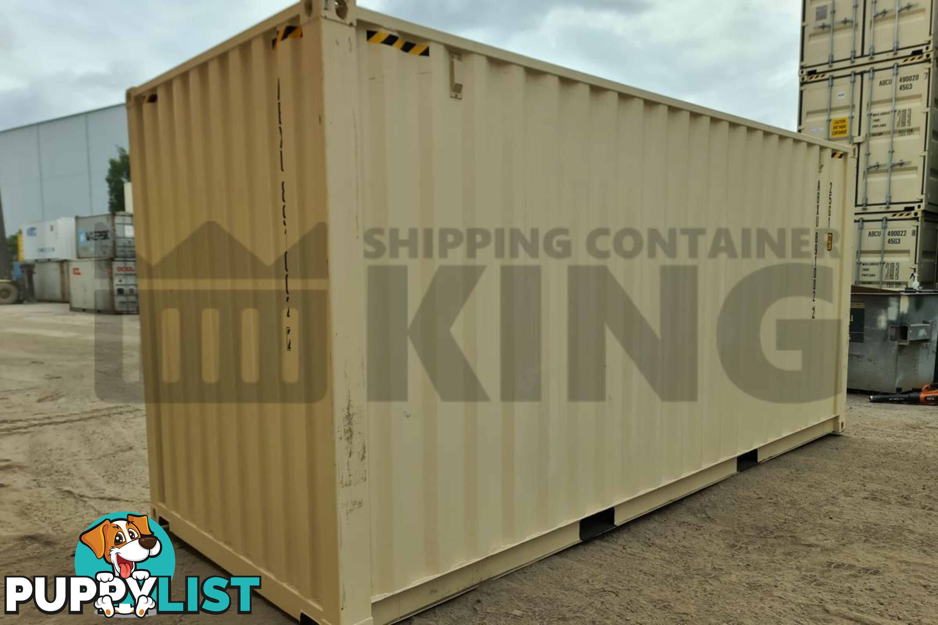 20' HIGH CUBE SHIPPING CONTAINER (STEEL FLOOR)