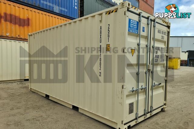 20' HIGH CUBE SHIPPING CONTAINER (STEEL FLOOR)