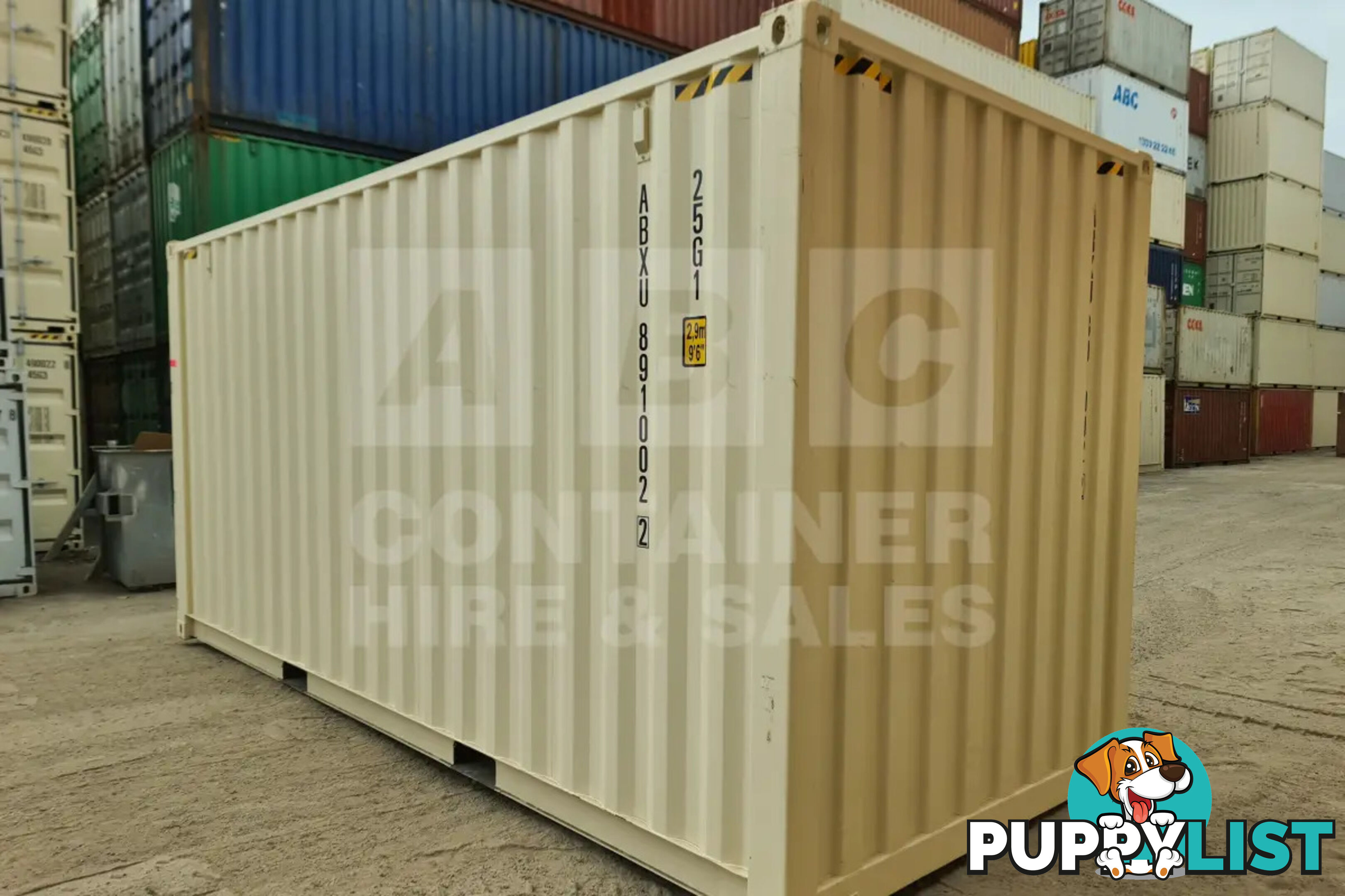 20' HIGH CUBE SHIPPING CONTAINER (STEEL FLOOR)
