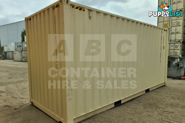 20' HIGH CUBE SHIPPING CONTAINER (STEEL FLOOR)