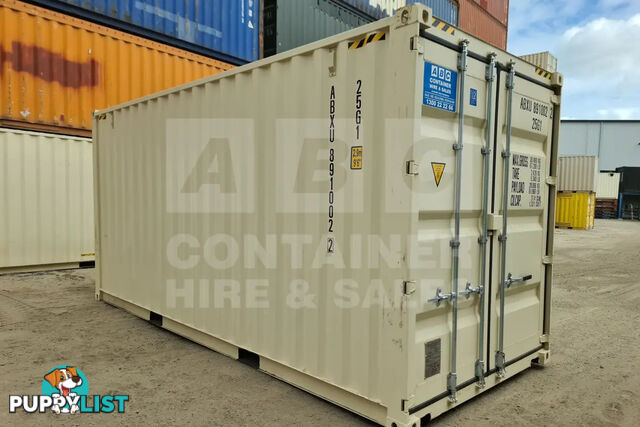 20' HIGH CUBE SHIPPING CONTAINER (STEEL FLOOR)