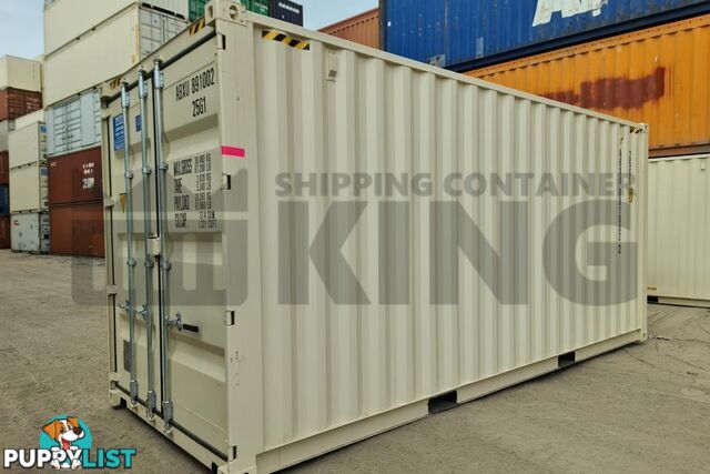20' HIGH CUBE SHIPPING CONTAINER (STEEL FLOOR)
