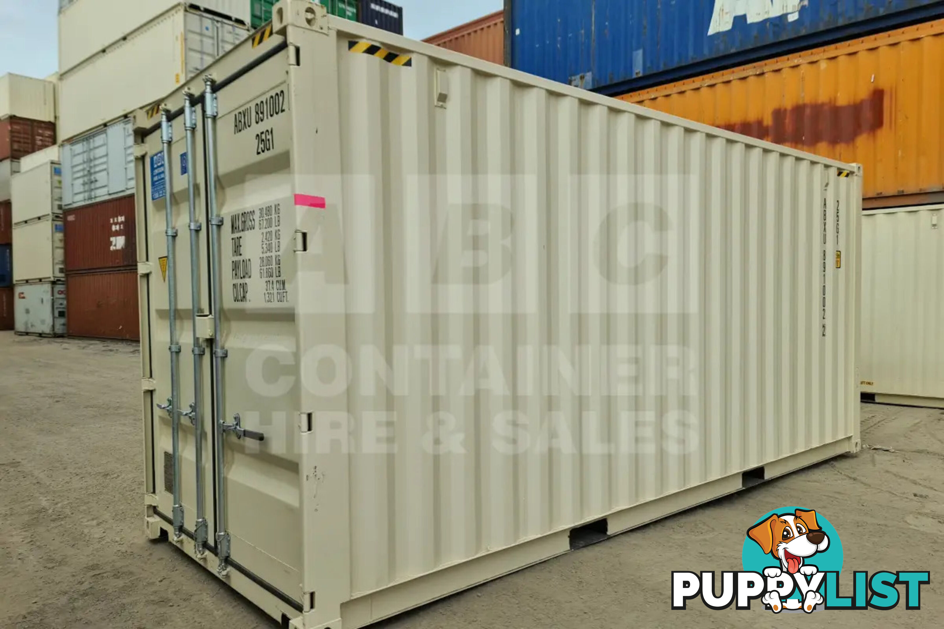 20' HIGH CUBE SHIPPING CONTAINER (STEEL FLOOR)