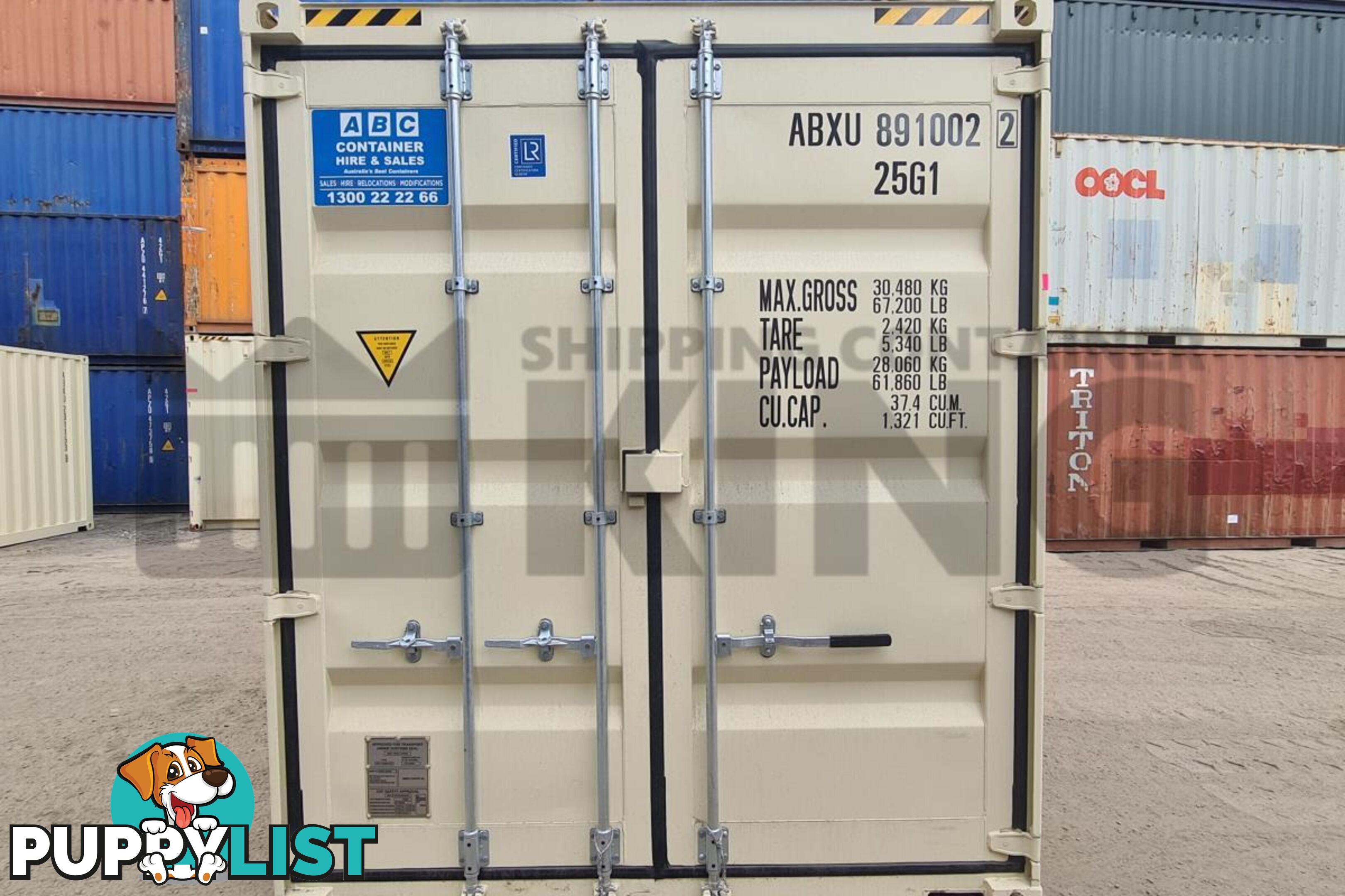 20' HIGH CUBE SHIPPING CONTAINER (STEEL FLOOR)