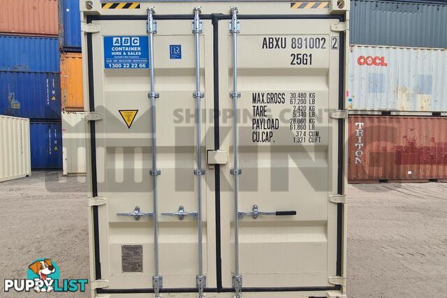 20' HIGH CUBE SHIPPING CONTAINER (STEEL FLOOR)