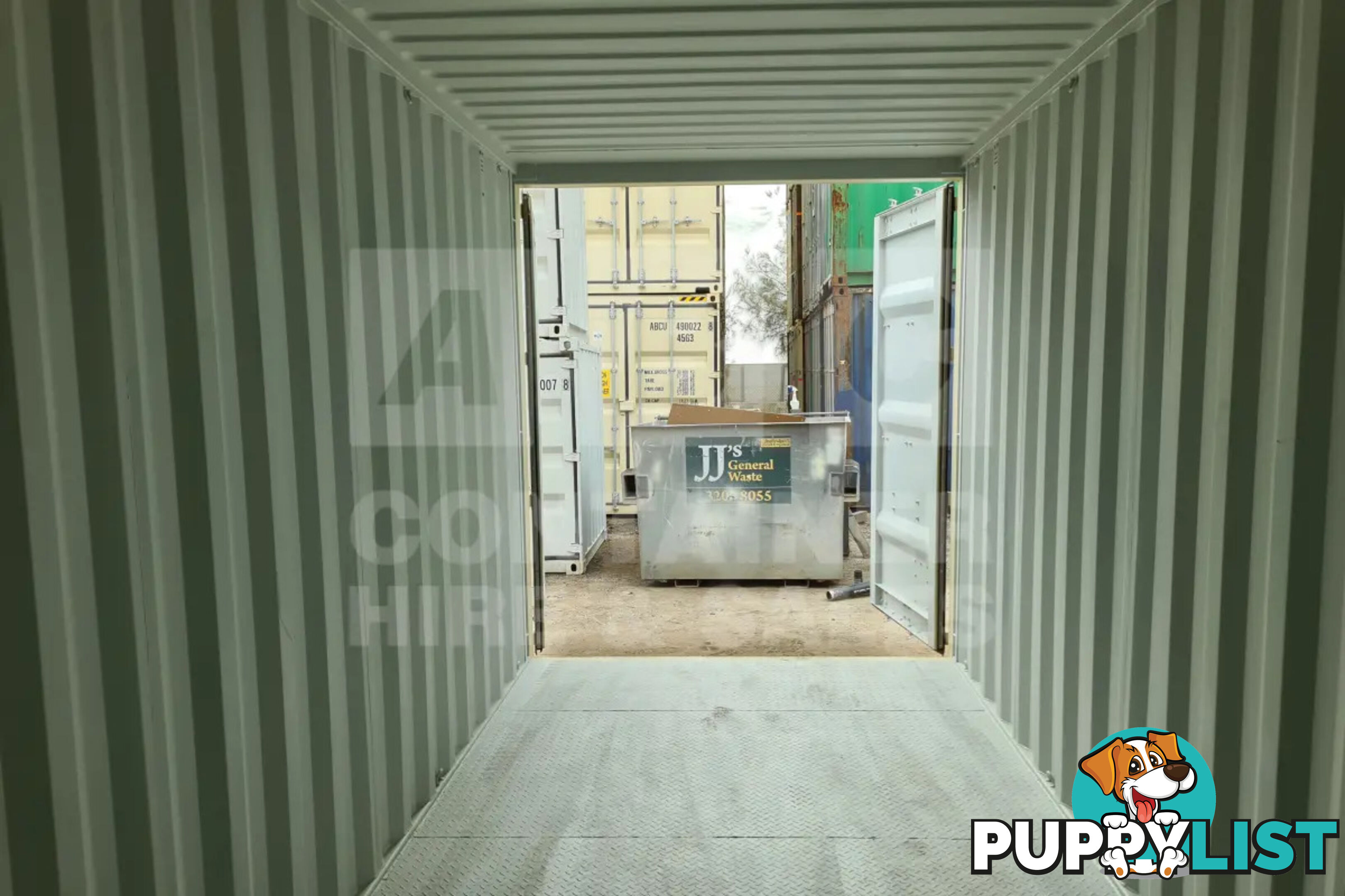 20' HIGH CUBE SHIPPING CONTAINER (STEEL FLOOR)