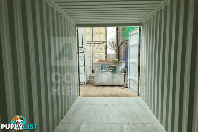 20' HIGH CUBE SHIPPING CONTAINER (STEEL FLOOR)