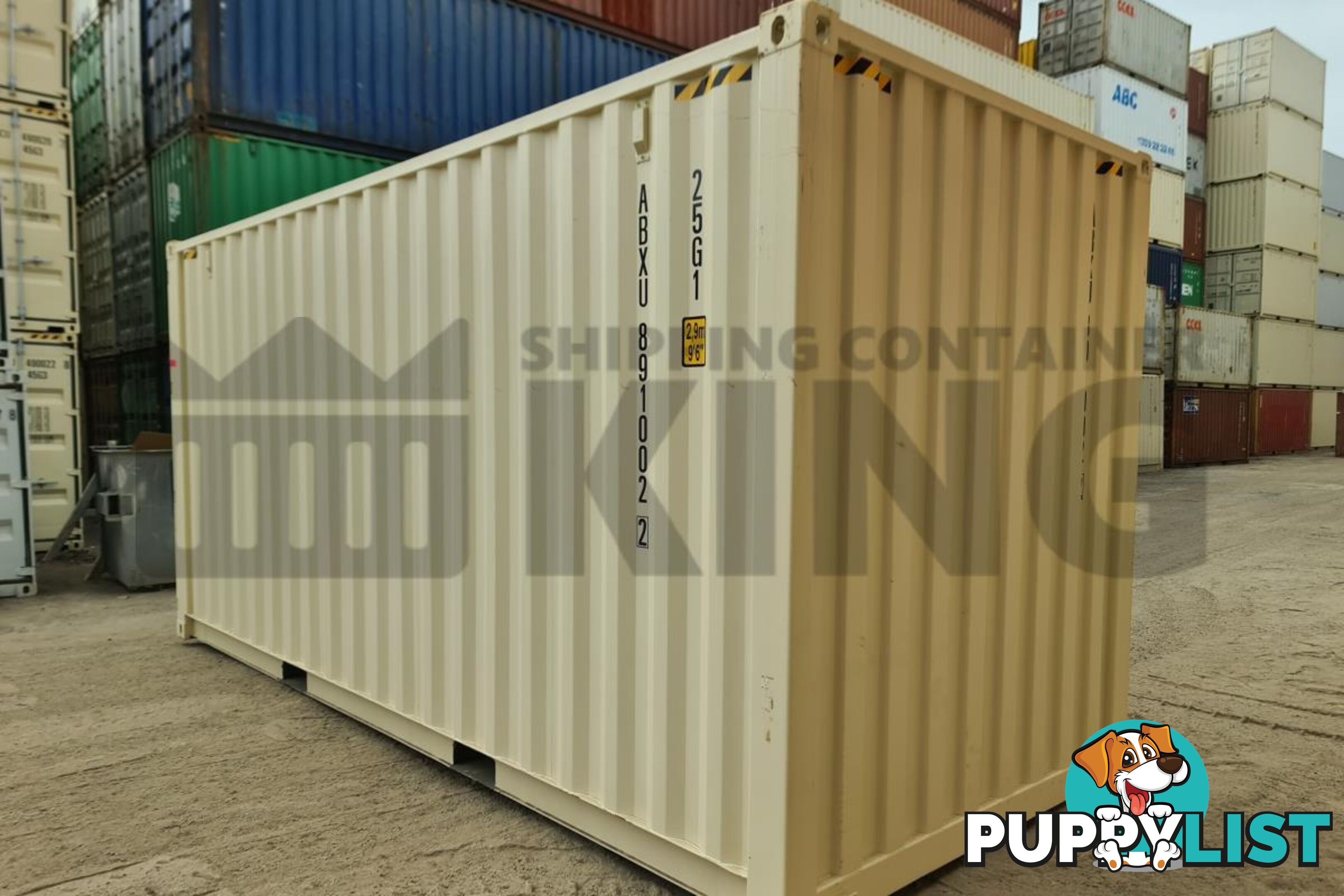 20' HIGH CUBE SHIPPING CONTAINER (STEEL FLOOR)