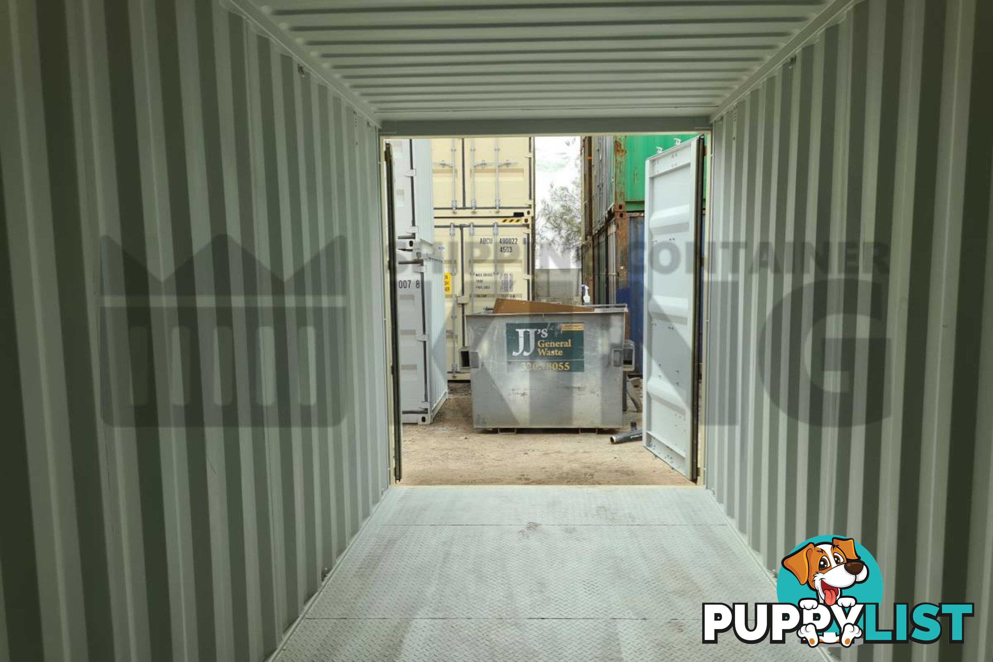 20' HIGH CUBE SHIPPING CONTAINER (STEEL FLOOR)